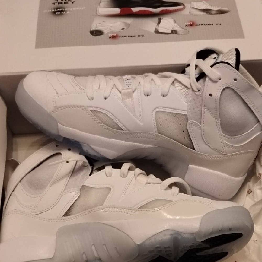 Jordan White and Black Sneakers